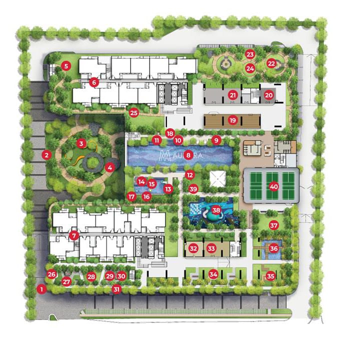M Aurora facilities site plan layout, Old Klang Road