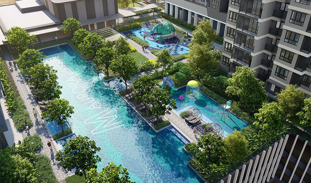 M Aurora 50m lap pool on the Level 8 resort deck, Old Klang Road