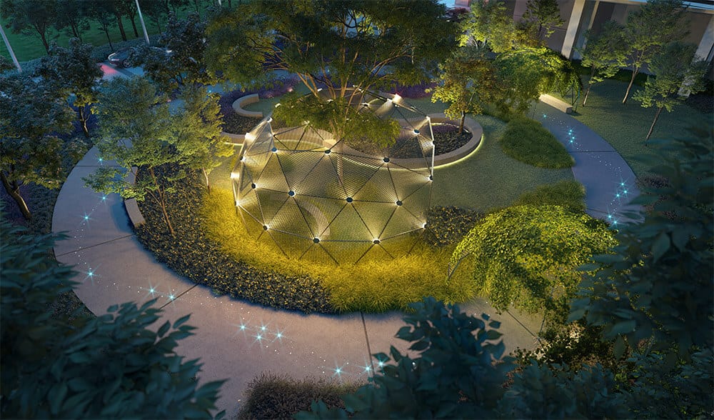 M Aurora Level 1 Aurora Garden landscaped grounds, Old Klang Road