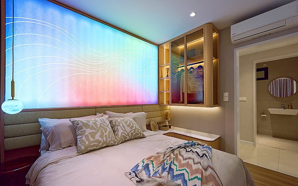 M Aurora Type B show unit second bedroom, 737 sqft, Old Klang Road