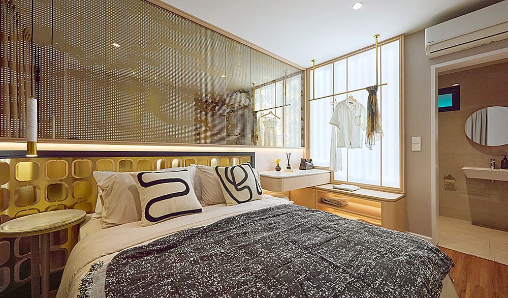 M Aurora Type B show unit master bedroom, 737 sqft, Old Klang Road