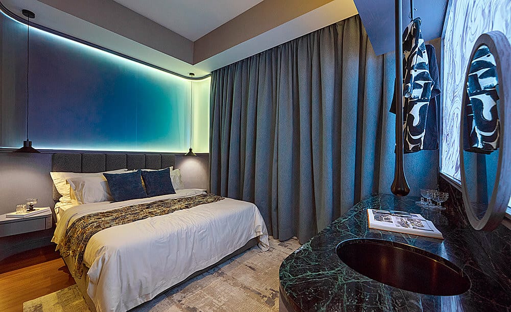M Aurora Type E show unit master bedroom, 1019 sqft, Old Klang Road