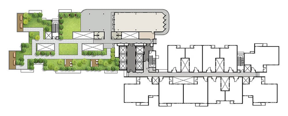 M Aurora Level 46 Sky Garden plan layout, Old Klang Road